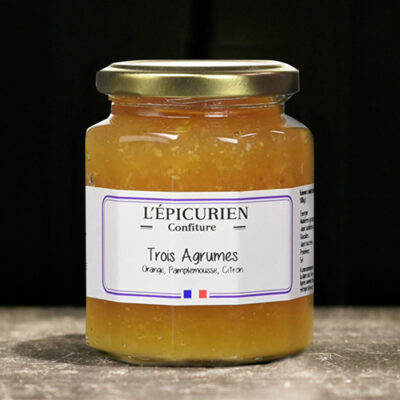 Confiture 3 Agrumes au sucre de canne - L'Épicurien