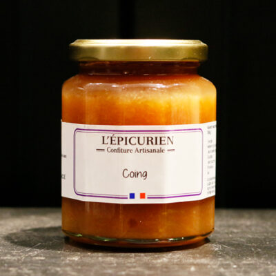 Confiture de Coing au sucre de canne - L'Épicurien