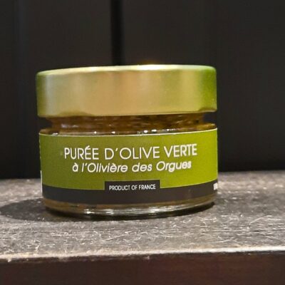 Tartines Purée d'olive verte à l'Olivière des Orgues