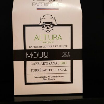 Café Altura Mexique Bio, Factorerie Moulu, 250g.