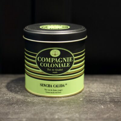 Thé vert Sencha Calida, Compagnie Coloniale, Boite métal luxe